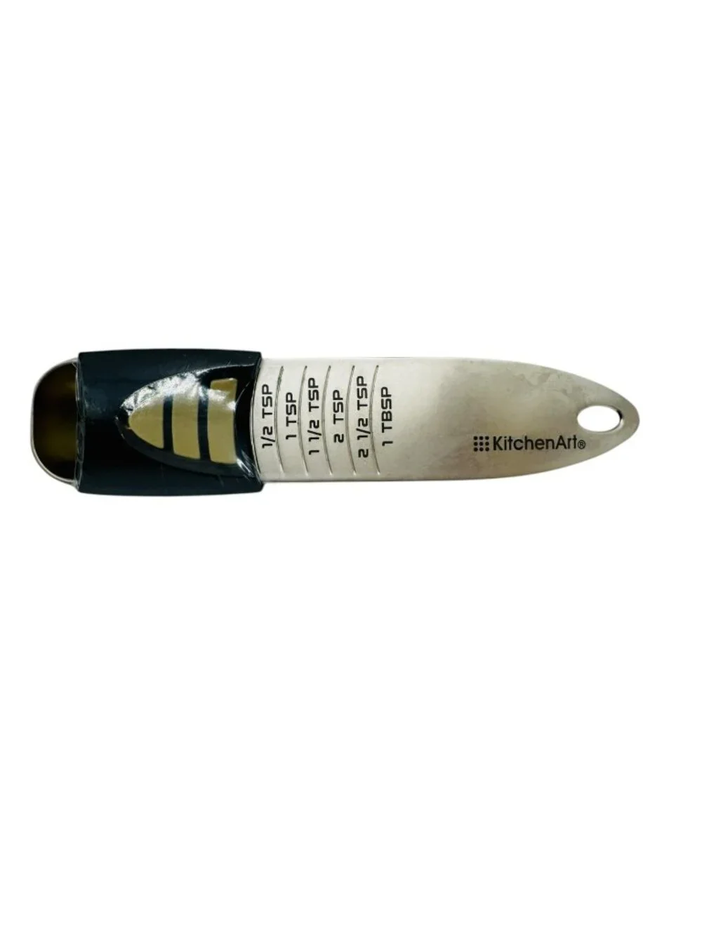 Adjustable Measuring Spoon By KitchenArt - 1/2 Tsp To 1 Tbsp - Stainless Steel